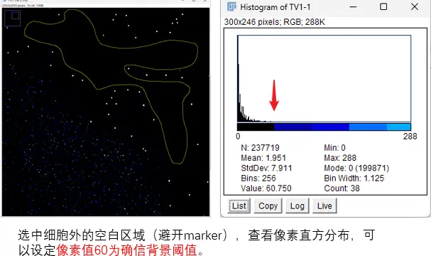 基于最小交叉熵的图像背景阈值搜索