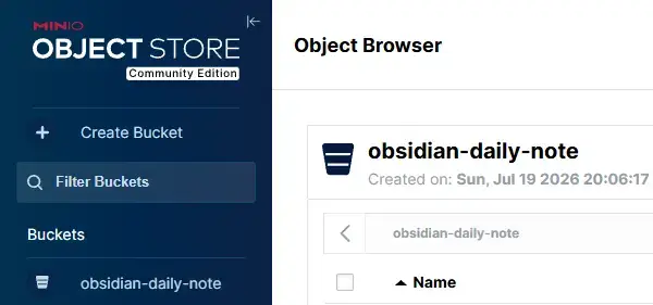 利用MinIO对象存储搞定Obsidian自定义同步